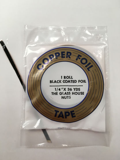 1/4" Black Back Edco Copper Foil