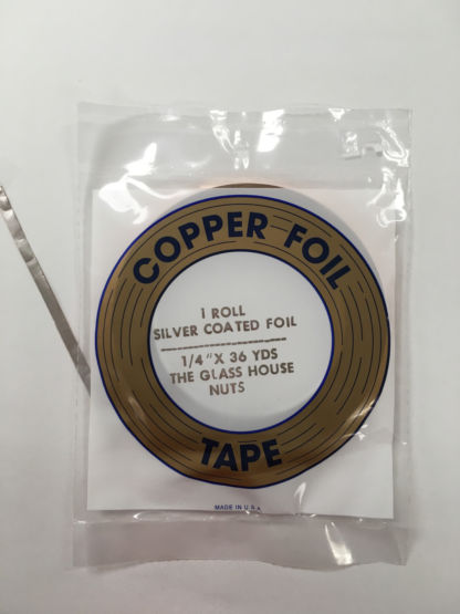 1/4" Silver Back Edco Copper Foil