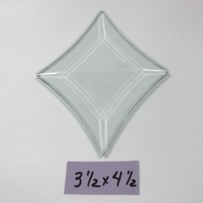 Concave Star/Square Bevel- 3 1/2" x 4 1/2"