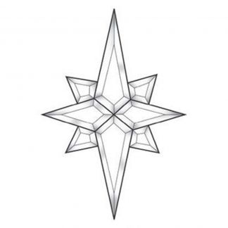 Star Beveled Glass Cluster - MEC342