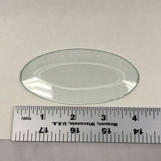 Clear Oval Bevel-2" x 4"