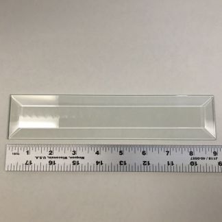 2" x 9" Rectangle Bevel Glass
