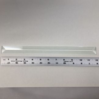 1"  x 12" Rectangle Bevel Glass