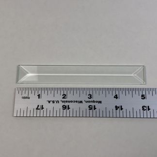 3/4"  x 5" Rectangle Bevel Glass