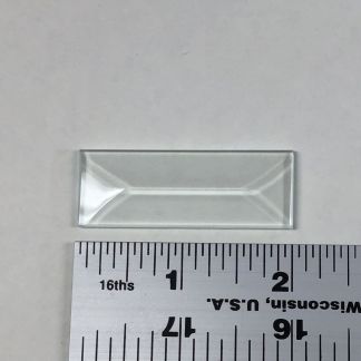 3/4"  x  2" Rectangle Bevel Glass