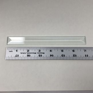 3/4"  x 7" Rectangle Bevel Glass