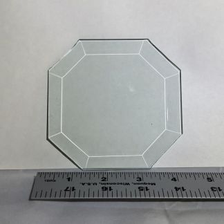 Clear Octagon Bevel-4 1/8"