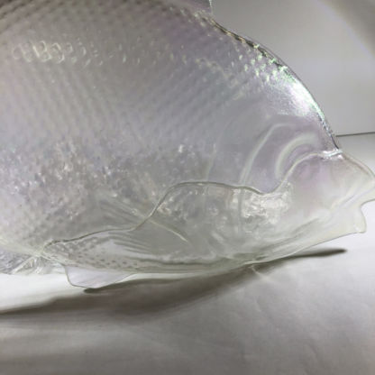 Giant 3-D Glass Fish Clear Irridized - Image 2