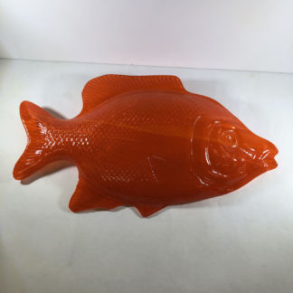 Giant 3-D Glass Fish Orange