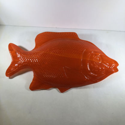 Giant 3-D Glass Fish Orange