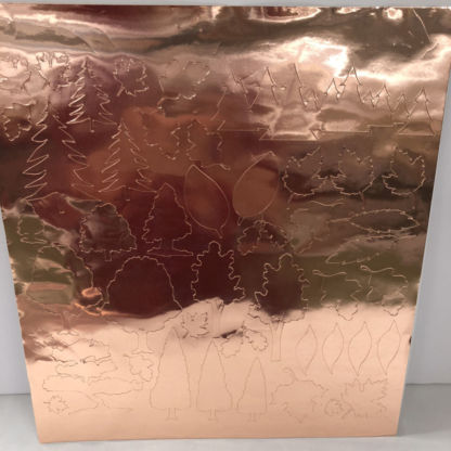 Hidden Image Trees & Leaves Precut Foil Overlay Sheet - Image 2