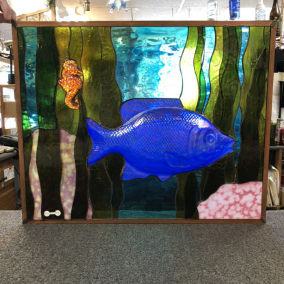 Giant 3-D Glass Fish Red 451-20 - Image 3
