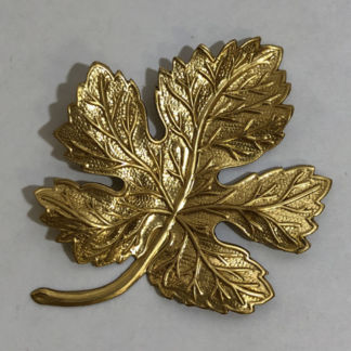 Brass Leaf Filigree #45