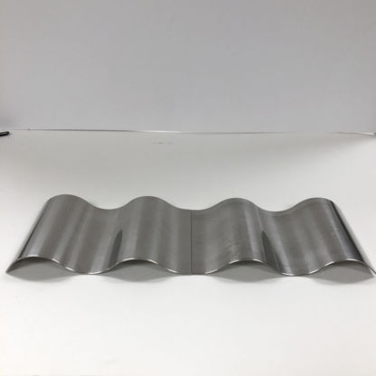 4" Double Ripple Wave Mold- Stainless Steel - Image 2