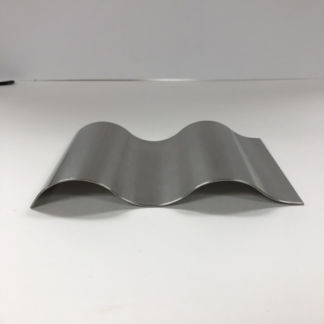 4" Double Ripple Wave Mold- Stainless Steel