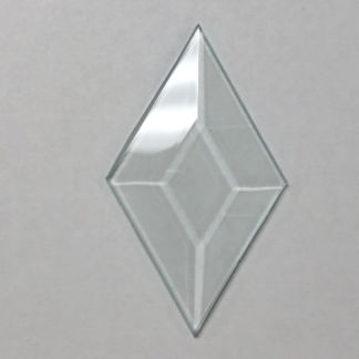Diamond Bevel Glass   1 3/4" x 3" Box 30