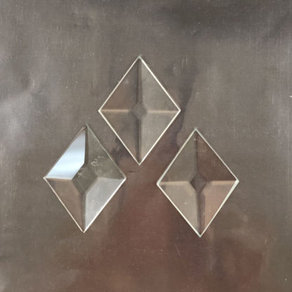 Diamond Bevel Glass 1 1/2" x 2"