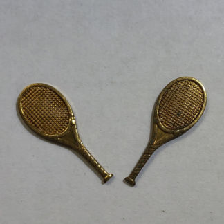 Brass Tennis Racket #1280