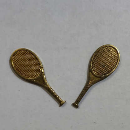 Brass Tennis Racket #1280
