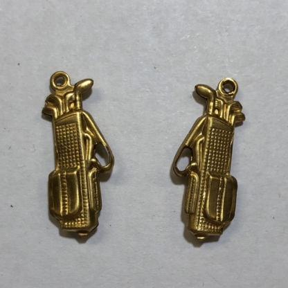 Medium Brass Golf Bag #1240