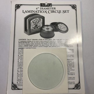Clarity 4" Diameter Lamination Circle Set