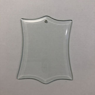 Clear Shape Bevel with hole #16