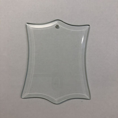 Clear Shape Bevel with hole #16