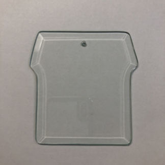 Clear Shape Bevel with hole #T1