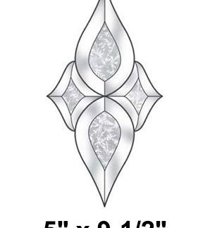 Clear Beveled Glass Cluster - MEC620GC