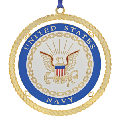 Brass U. S. Navy Ornament - Image 2