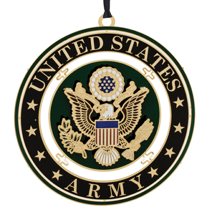 Brass U. S. Army Ornament - Image 2