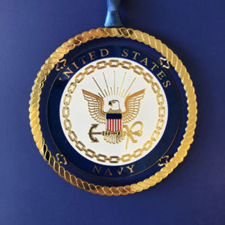 Brass U. S. Navy Ornament