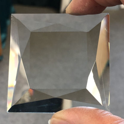 2 1/16" x 2 1/16" Multi facet square bevel #216