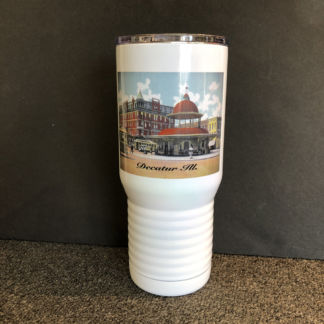 Decatur Transfer House Polar Travel Mug- Vintage Scene