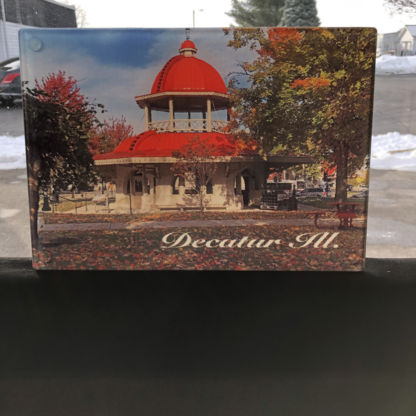 Decatur Transfer House Cutting Board-Fall View - Image 2