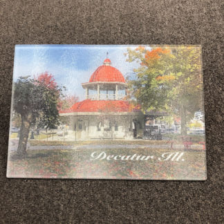 Decatur Transfer House Cutting Board-Fall View