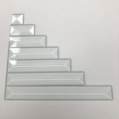 1" x 5" Rectangle Bevel Box 30
