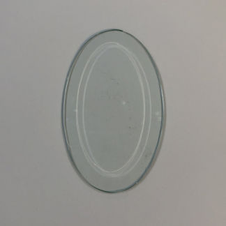 Clear Oval Bevel-3" x 5"