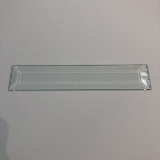 D#534 Rectangle Bevel Glass 1 1/2"  x 7 13/16"