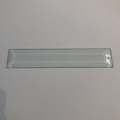 D#534 Rectangle Bevel Glass 1 1/2"  x 7 13/16"