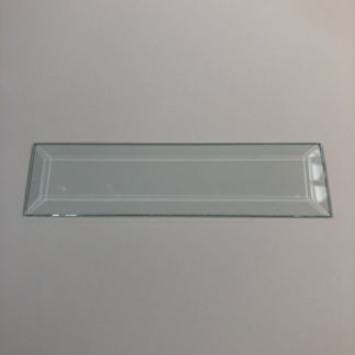 H#536 Rectangle Bevel Glass 2 3/16"  x 8 7/16"