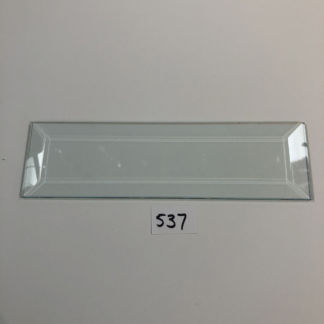 H#537 Rectangle Bevel Glass 2 3/16"  x 7 3/4"