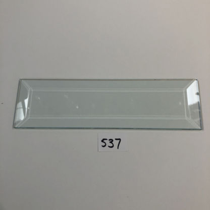 H#537 Rectangle Bevel Glass 2 3/16"  x 7 3/4"
