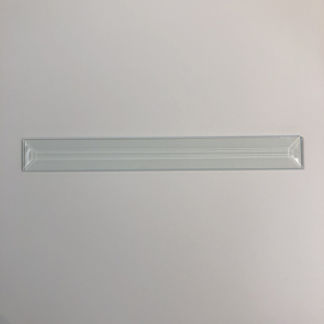 F#547 Rectangle Bevel Glass 1 1/4"  x 10 5/8"