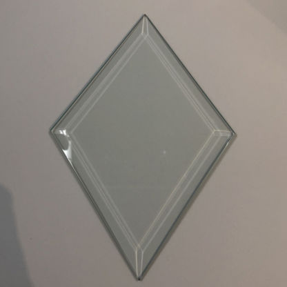 Diamond Bevel Glass 6" x 9 "