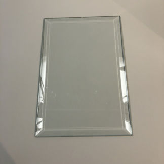 6" x 9 " Rectangle Bevel Glass