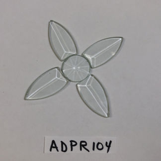 Clear Beveled Glass Cluster - ADPR-104