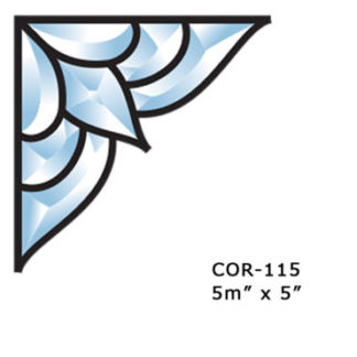 Clear Beveled Glass Cluster - ACOR-115