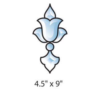 Clear Beveled Glass Cluster - AFLO-105