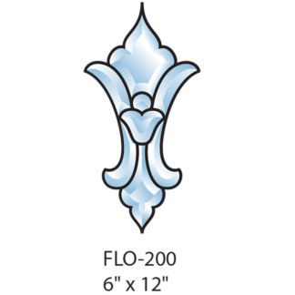 Clear Beveled Glass Cluster - AFLO-200